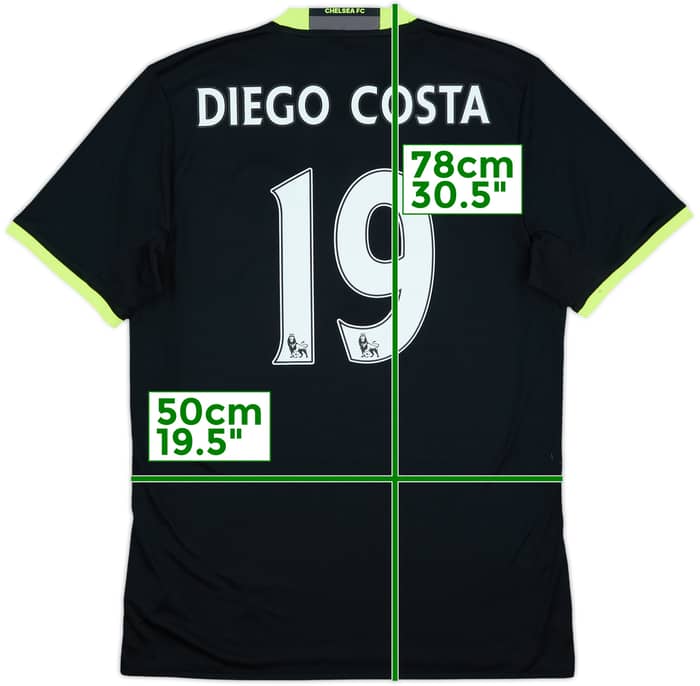 2016-17 Chelsea Away Shirt Diego Costa #19 (M)