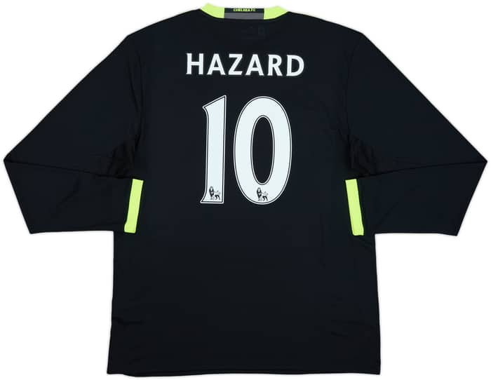 2016-17 Chelsea Away L/S Shirt Hazard #10 (L)