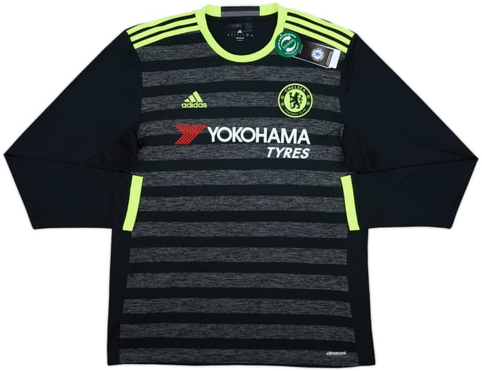 2016-17 Chelsea Away L/S Shirt Hazard #10 (L)