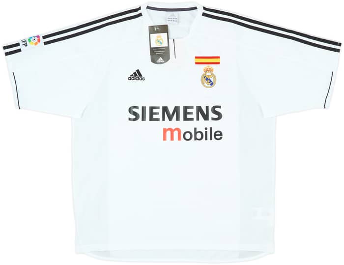 2003-04 Real Madrid Home Shirt Beckham #23 (XL)