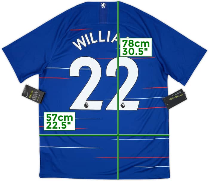 2018-19 Chelsea Home Shirt Willian #22 (L)