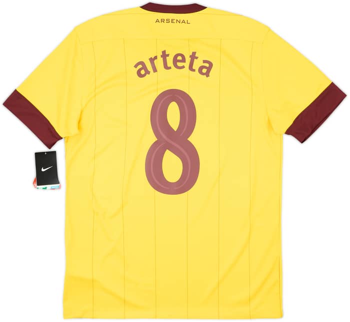 2010-13 Arsenal Away Shirt Arteta #8 (M)