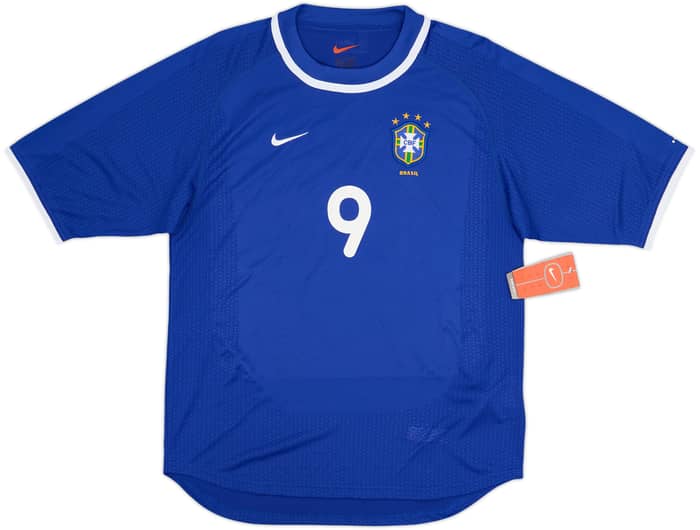 2000-02 Brazil Away Shirt Ronaldo #9 (S)