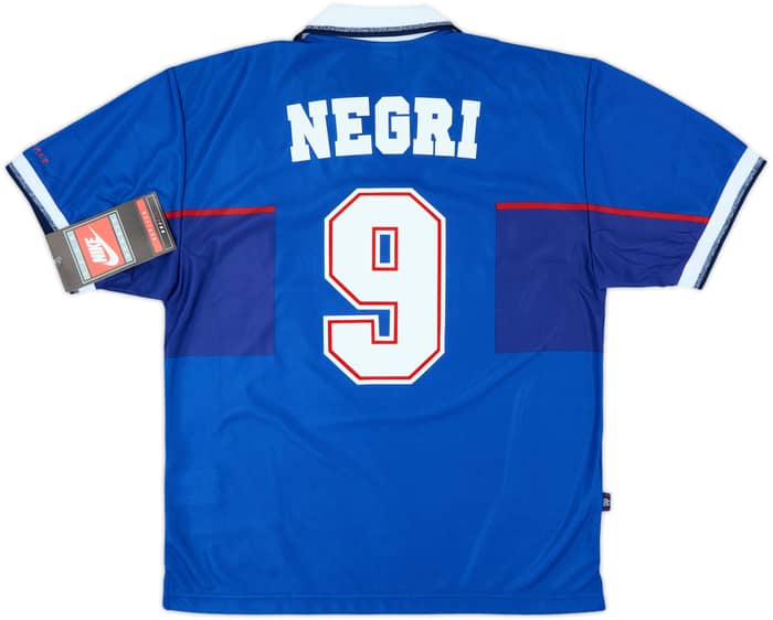 1997-99 Rangers Home Shirt Negri #9 (M)