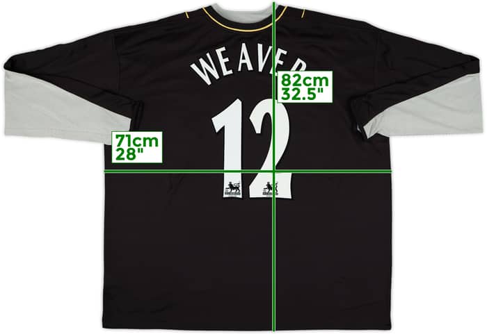 2006-07 Manchester City GK Shirt Weaver #12 (XXL)