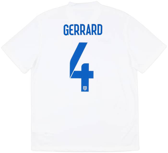 2014-15 England Home Shirt Gerrard #4 (L)