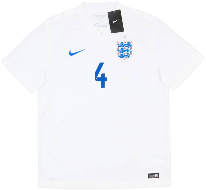 2014-15 England Home Shirt Gerrard #4 (L)
