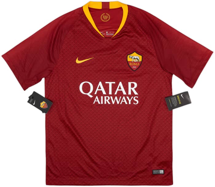 2018-19 Roma Home Shirt De Rossi #16 (M)