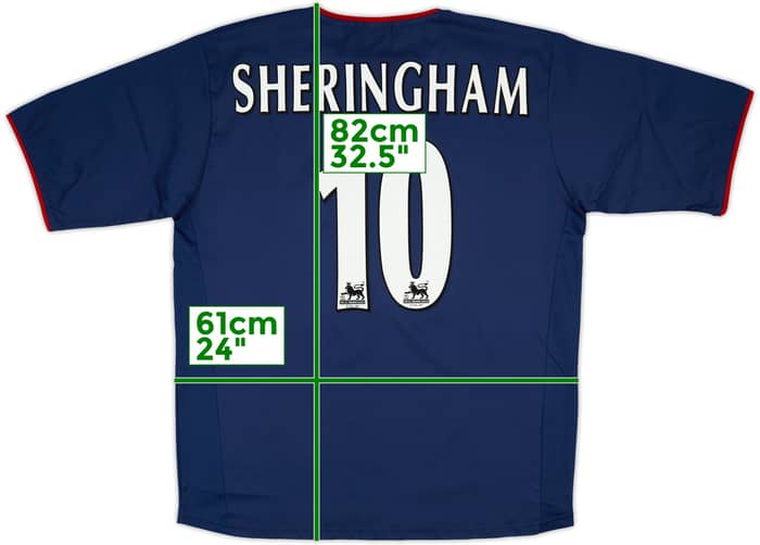 2003-04 Portsmouth Away Shirt Sheringham #10 (L)