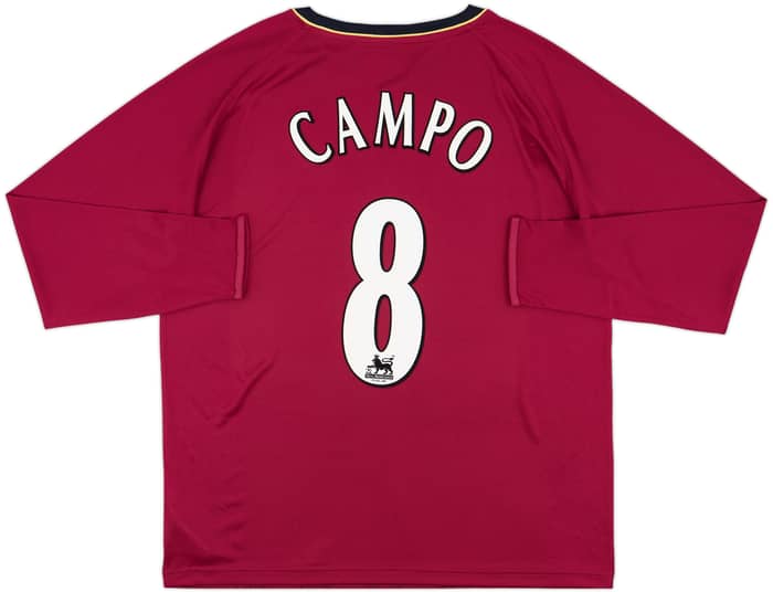 2006-08 Bolton Away L/S Shirt Campo #8 (XL)
