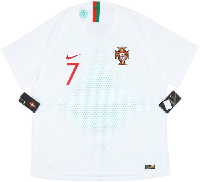 2018-19 Portugal Authentic Away Shirt Ronaldo #7 (XXL)