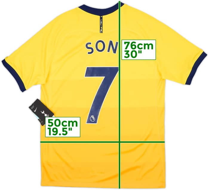 2020-21 Tottenham Third Shirt Son #7 (M)