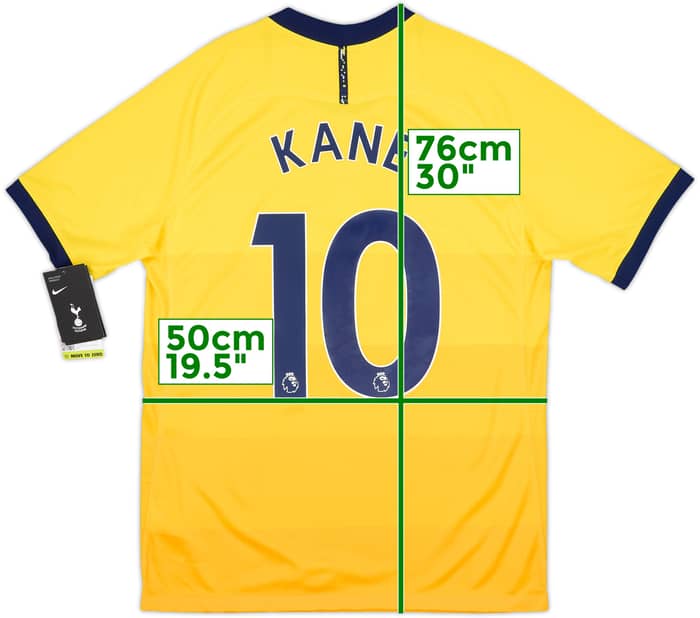 2020-21 Tottenham Third Shirt Kane #10 (M)