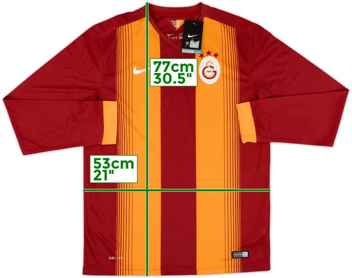 2014-15 Galatasaray Home L/S Shirt (M)