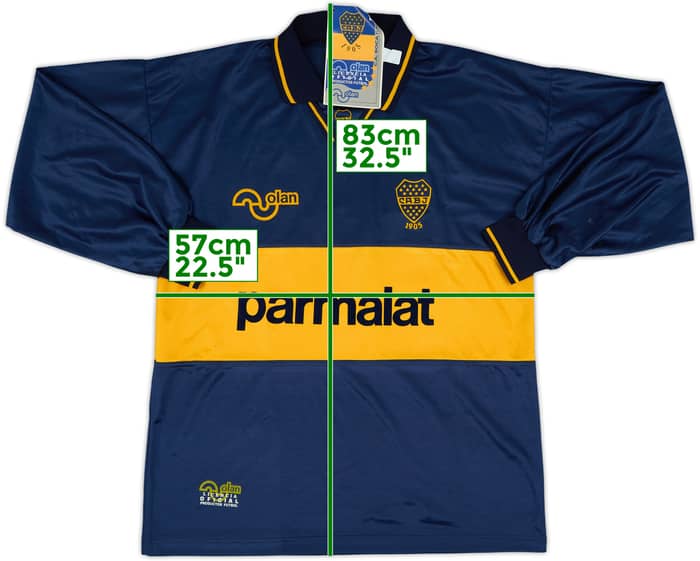 1994-95 Boca Juniors Home L/S Shirt #10 (Maradona) (XL)