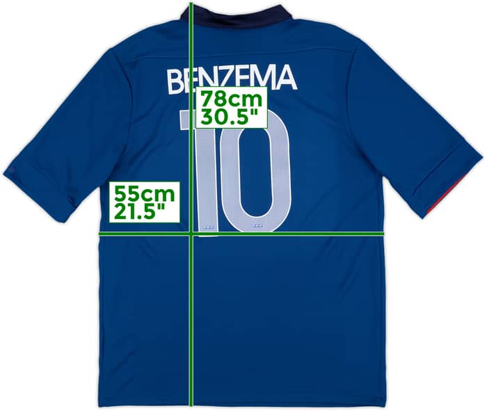 2011-12 France Home Shirt Benzema #10 (L)