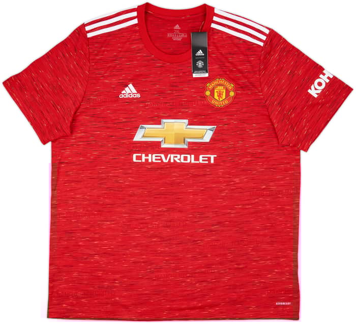 2020-21 Manchester United Home Shirt B.Fernandes #18 (XXL)