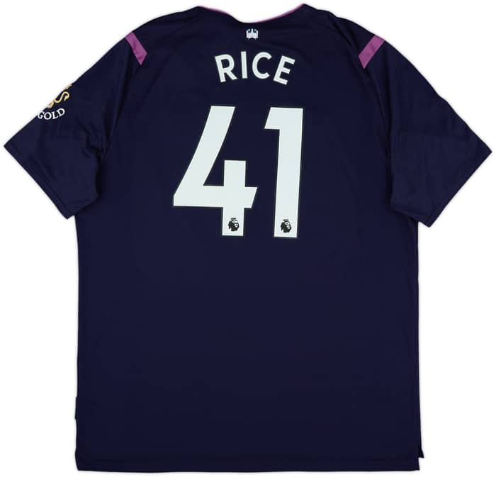 2019-20 West Ham Third Shirt Rice #41 (XXL)