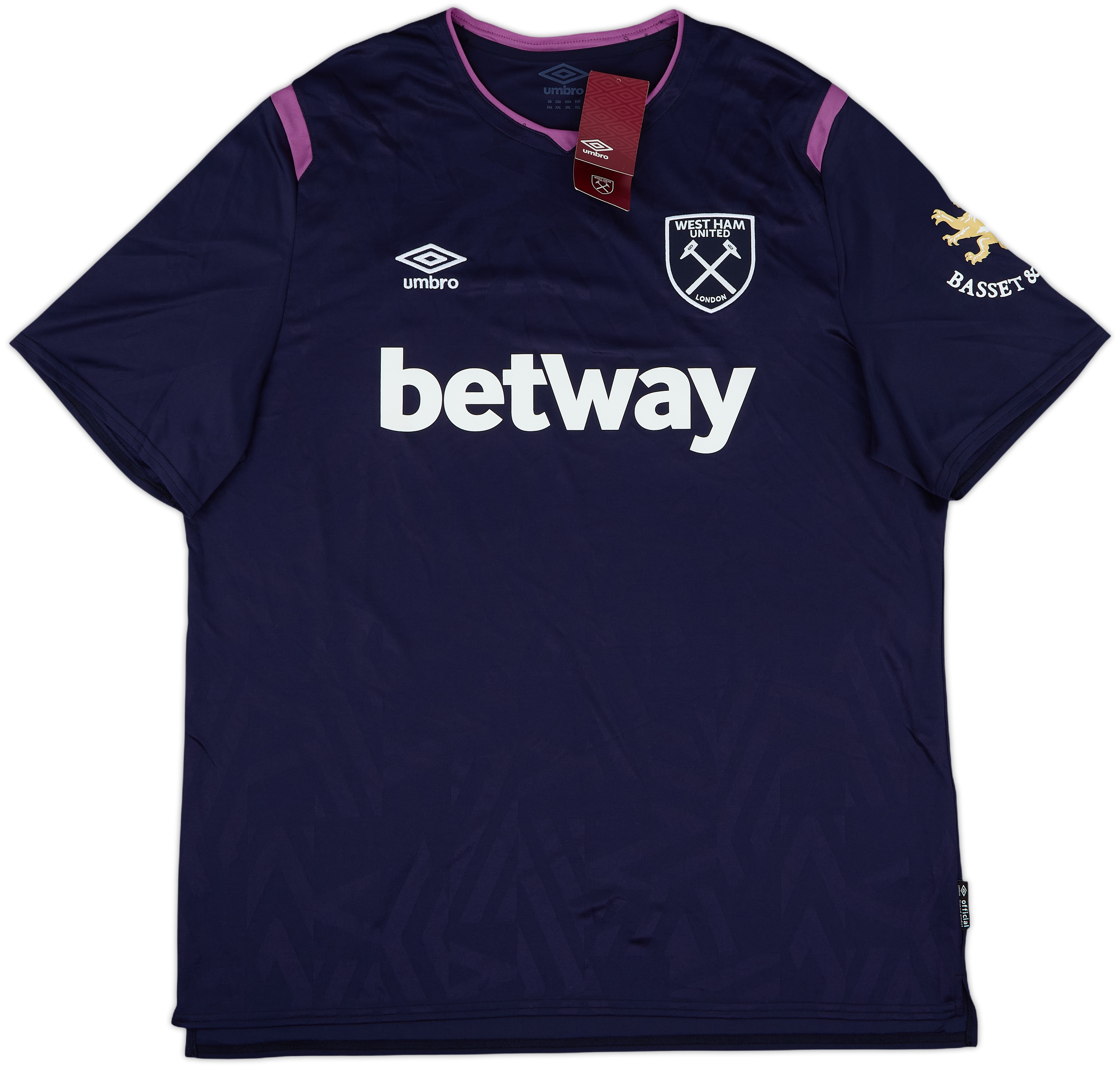 2019-20 West Ham Third Shirt Rice #41 (XXL)