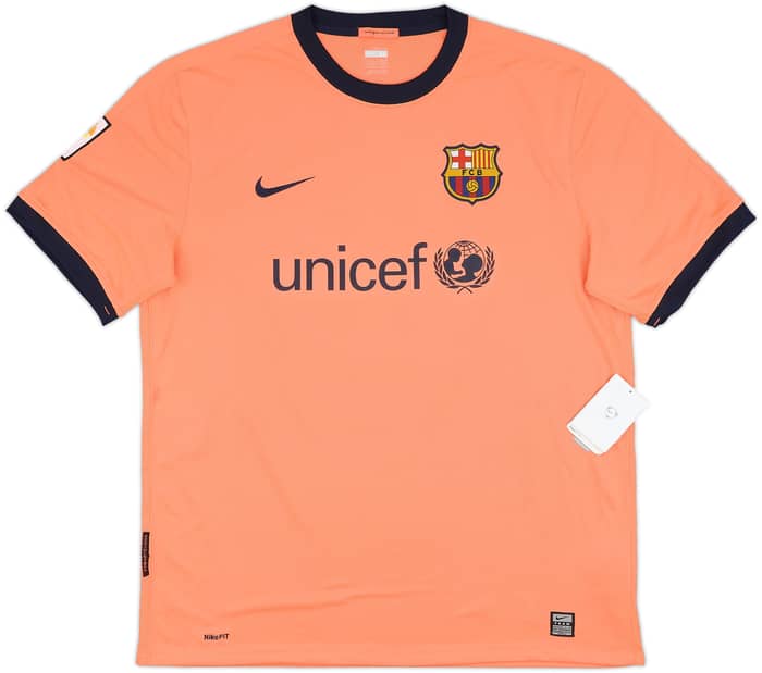 2009-10 Barcelona Away Shirt Messi #10 (XL)