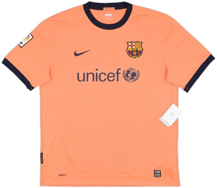 2009-10 Barcelona Away Shirt Messi #10 (XL)
