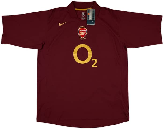 2005-06 Arsenal Home Shirt Henry #14 (XXL)