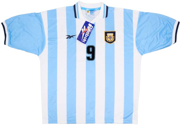 1999-00 Argentina Home Shirt Batistuta #9 (XL)