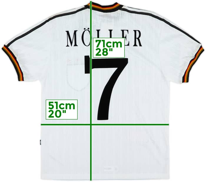 1996-98 Germany Home Shirt Moller #7 (S)