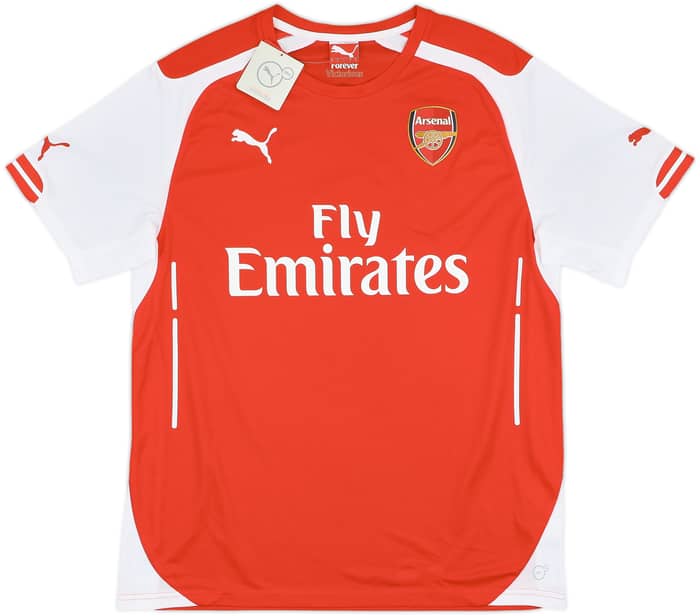 2014-15 Arsenal Home Shirt Arteta #8 (L)
