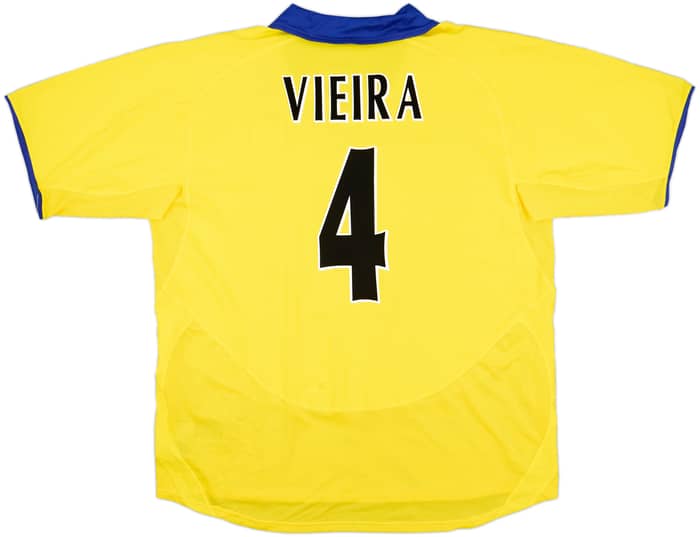 2003-05 Arsenal Away Shirt Vieira #4 (XXL)