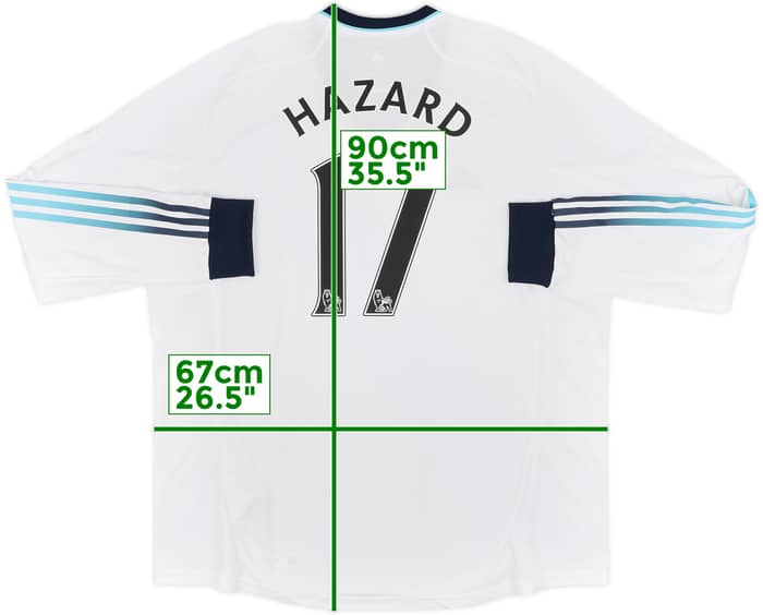 2012-13 Chelsea Away L/S Shirt Hazard #17 (XXL)