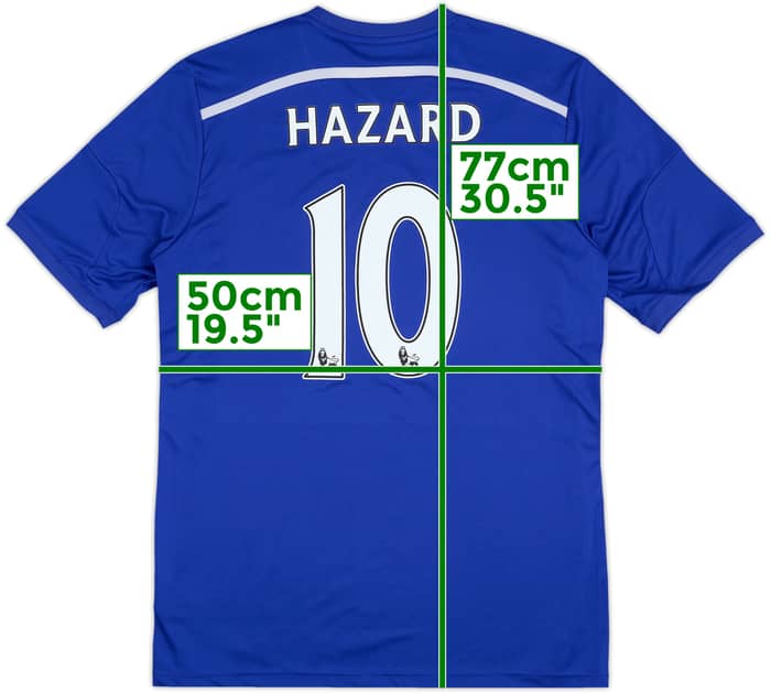 2014-15 Chelsea Camiseta Local Hazard #10 - 5/10 - (L)