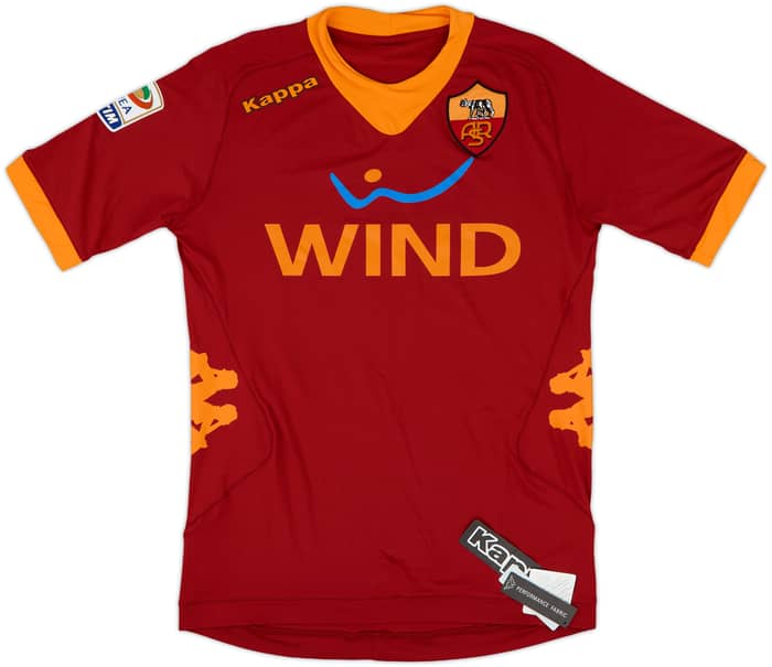 2011-12 Roma Home Shirt De Rossi #16 (M)