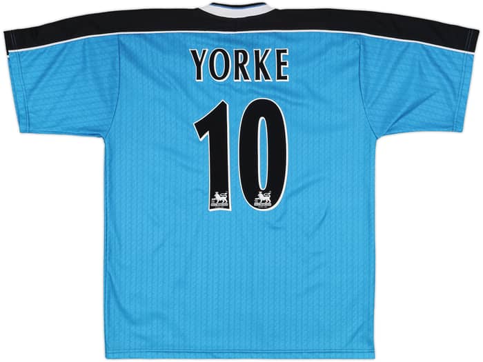1998-99 Aston Villa Away Shirt Yorke #10 (XL)