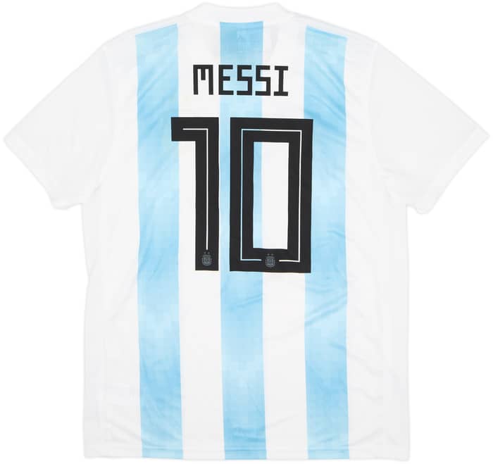 2018-19 Argentina Home Shirt Messi #10 (L)