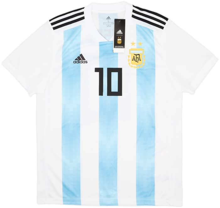 2018-19 Argentina Home Shirt Messi #10 (L)