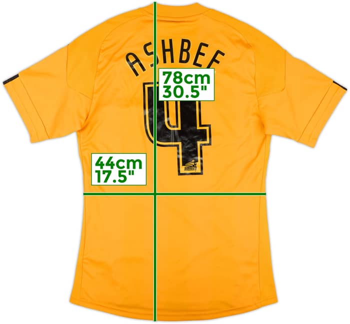 2010-11 Hull City Home Shirt Ashbee #4 - 8/10 - (S)