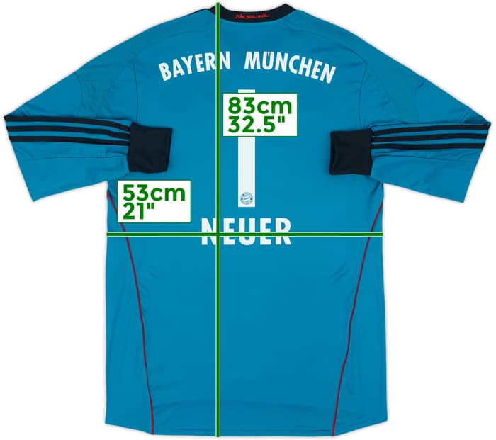 2013-14 Bayern Munich GK Shirt Neuer #1 - 10/10 - (L)