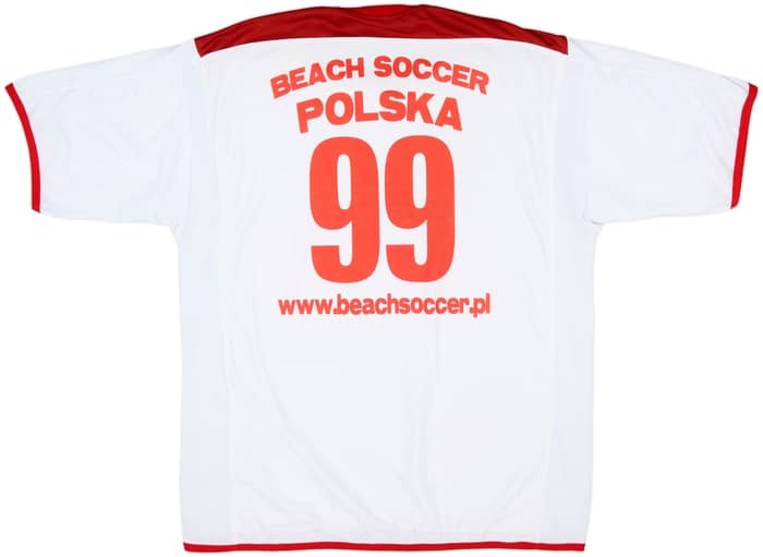 2003-04 Poland Beach Soccer Signed Home Shirt #99 - 8/10 - (XL)