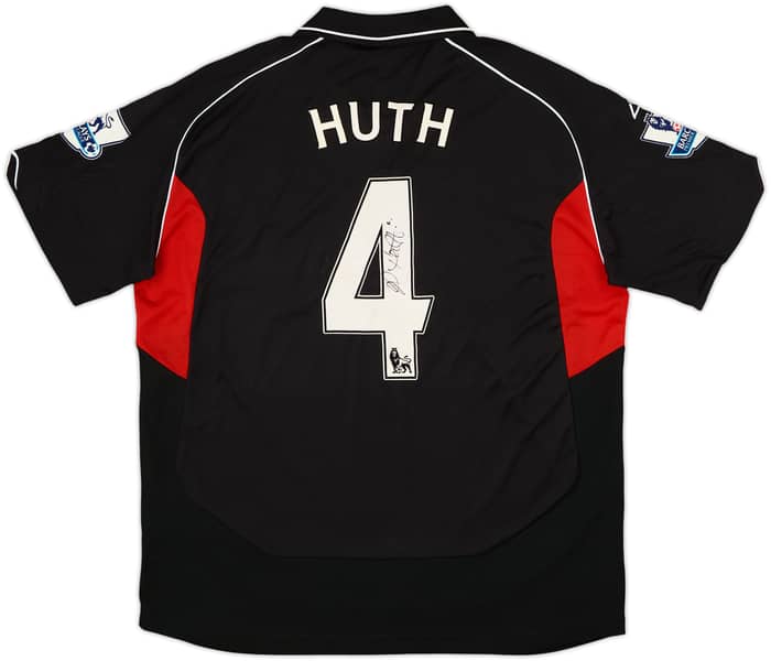 2009-10 Stoke City Match Issue Away Shirt Huth #4