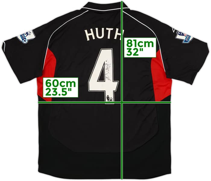 2009-10 Stoke City Match Issue Away Shirt Huth #4