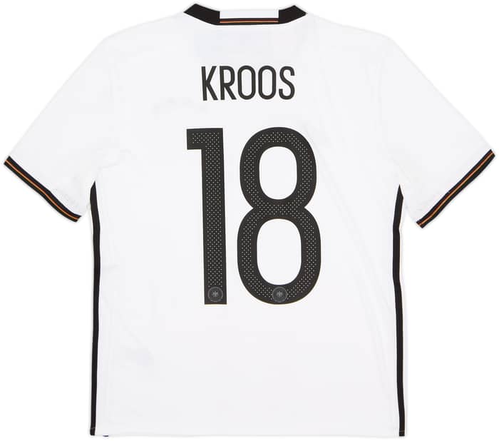 2015-16 Germany Home Shirt Kroos #18 (L.Boys)