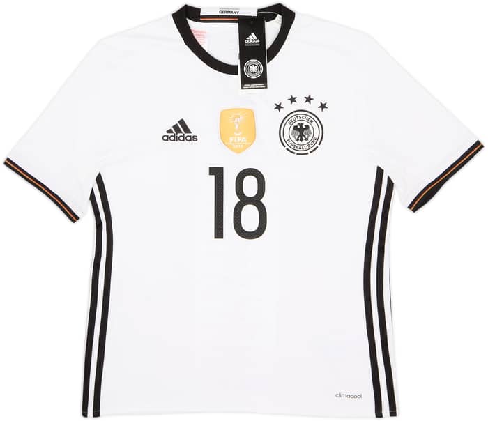 2015-16 Germany Home Shirt Kroos #18 (L.Boys)