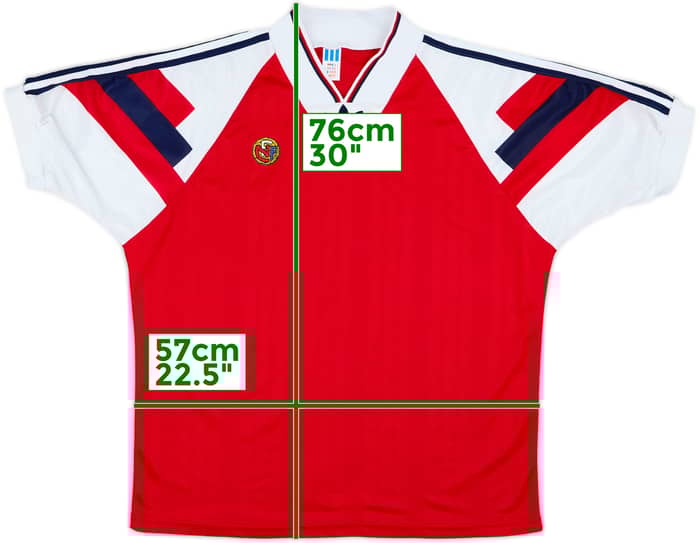 1992-94 Norway Home Shirt #9 - 5/10 - (L)