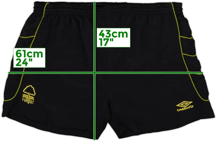 1998-99 Nottinham Forest Umbro Training Shorts - 8/10 - (XL)
