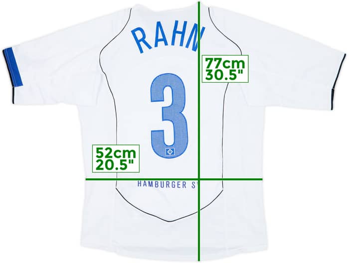 2004-05 Hamburg Home Shirt Rahn #3 - 7/10 - (L)