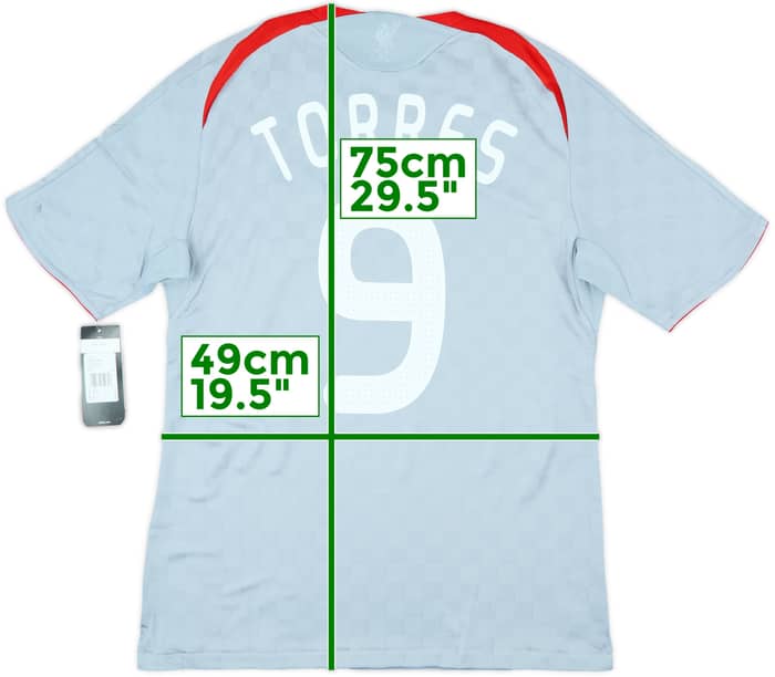 2008-09 Liverpool Away Shirt Torres #9 (M)