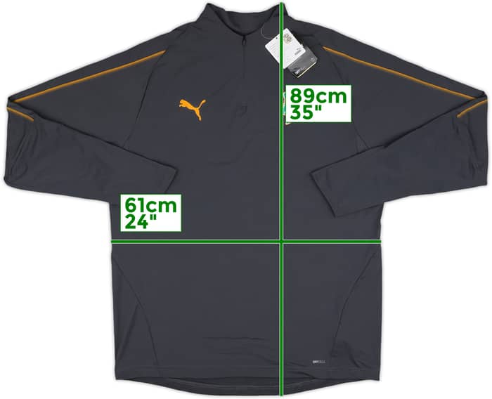 2019-20 Ivory Coast Puma 1/4 Zip Drill Top (XL)