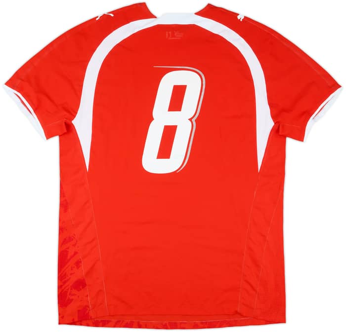 2006-08 Austria Match Issue Signed Home Shirt #8