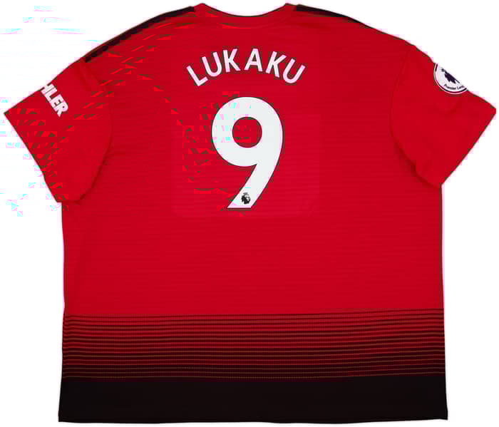 2018-19 Manchester United Home Shirt Lukaku #9 - 10/10 - (4XL)